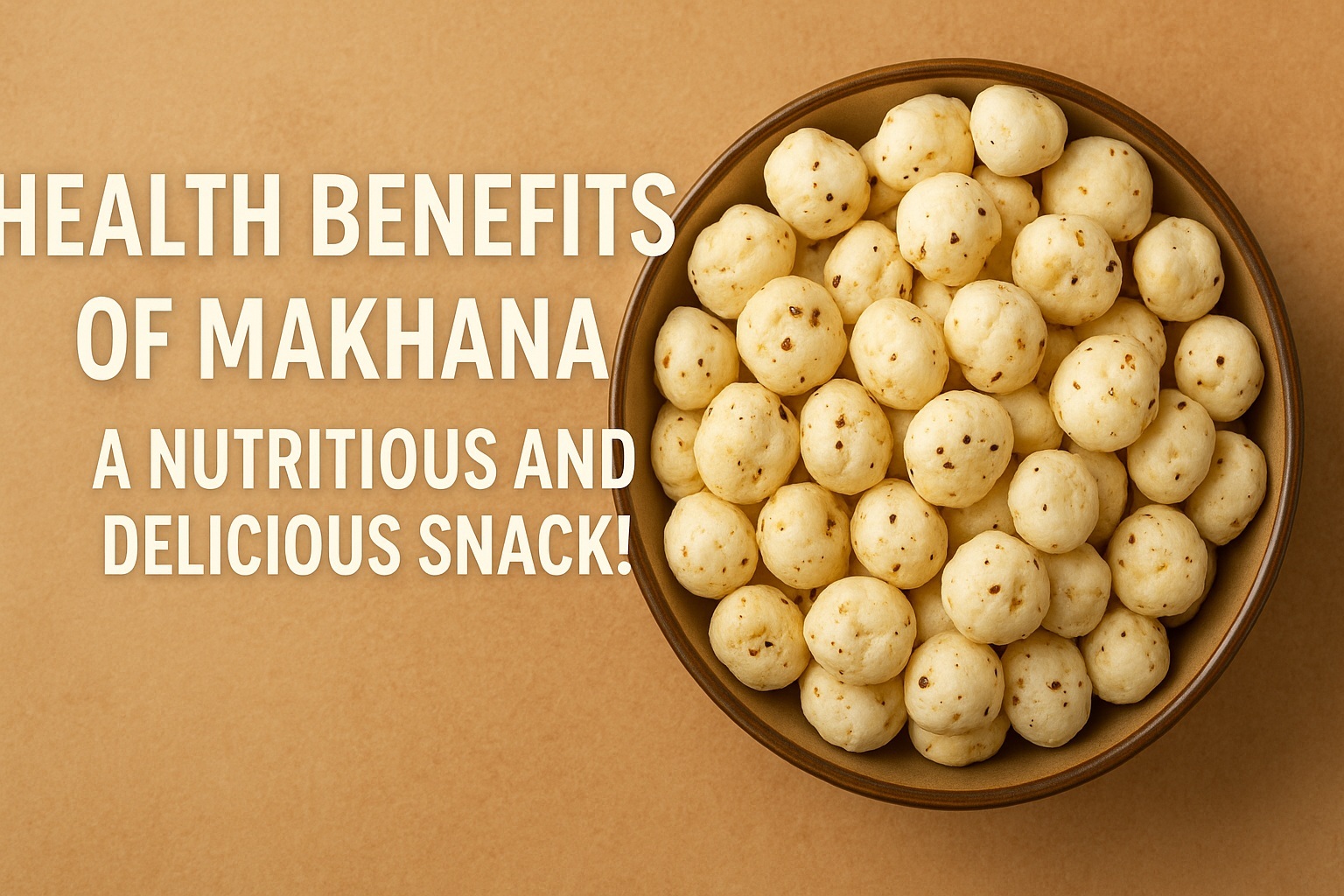 Health Benefits of Makhana: A Nutritious and Delicious Snack